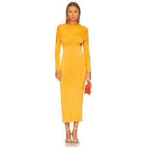 The Line By K Pascal Dress in Tangerine, Small, NWT